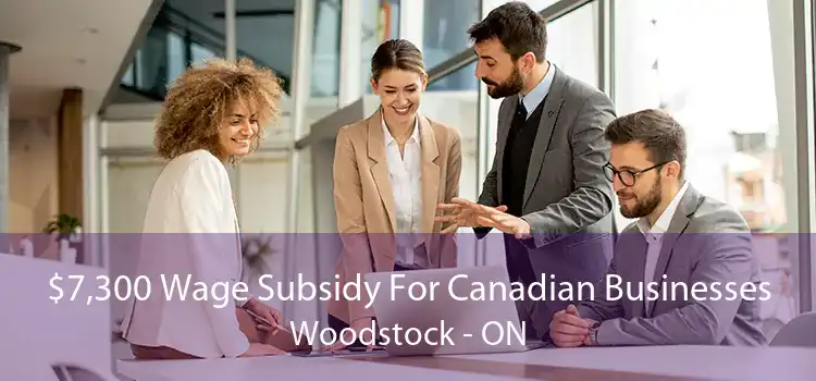 $7,300 Wage Subsidy For Canadian Businesses Woodstock - ON
